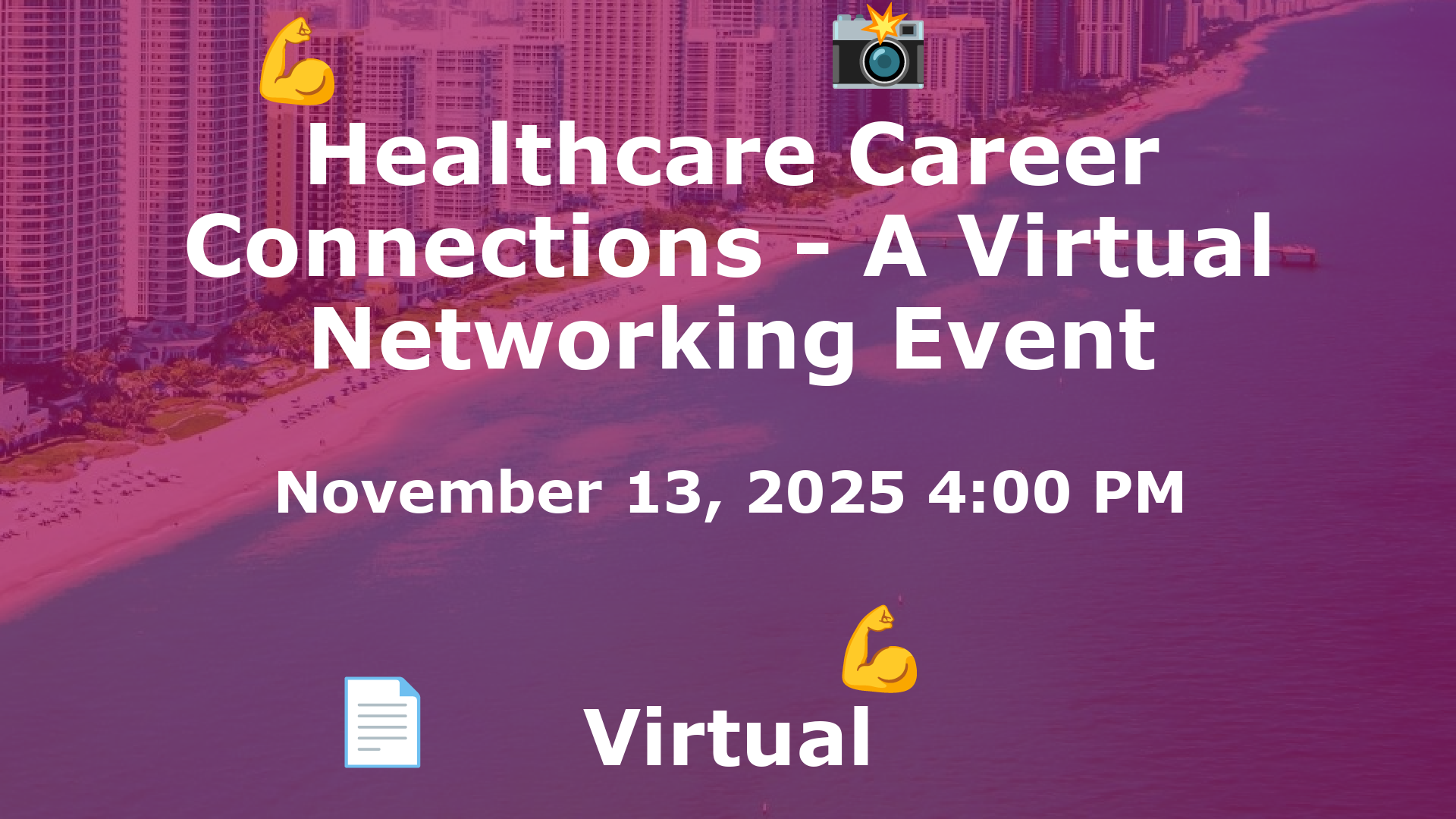 Healthcare Career Connections - A Virtual Networking Event event image